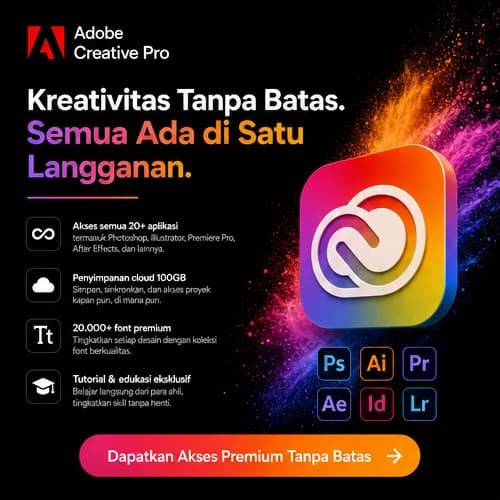 Adobe Creative Pro 1 Bulan
