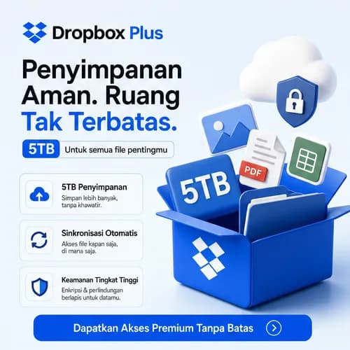 DropBox Plus 5 TB