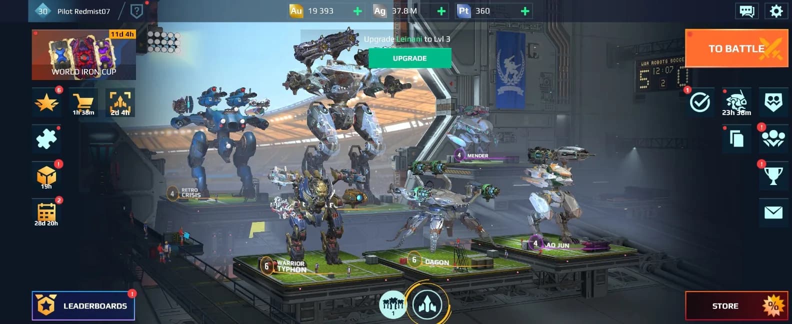 Akun starter War Robot aman