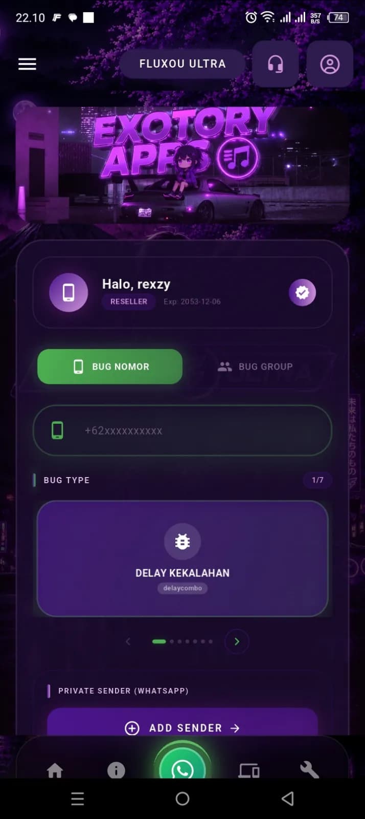APK BUG WHATSAPP