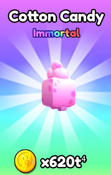 Cotton Candy Immortal Pet