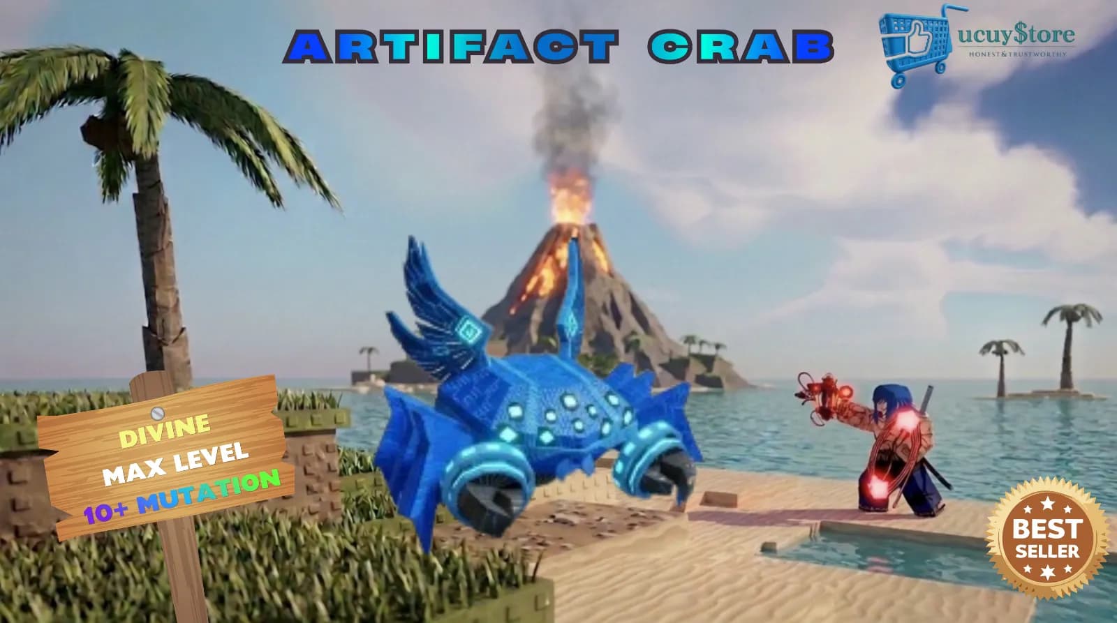 artifact crab & 10+ mutasi & max level