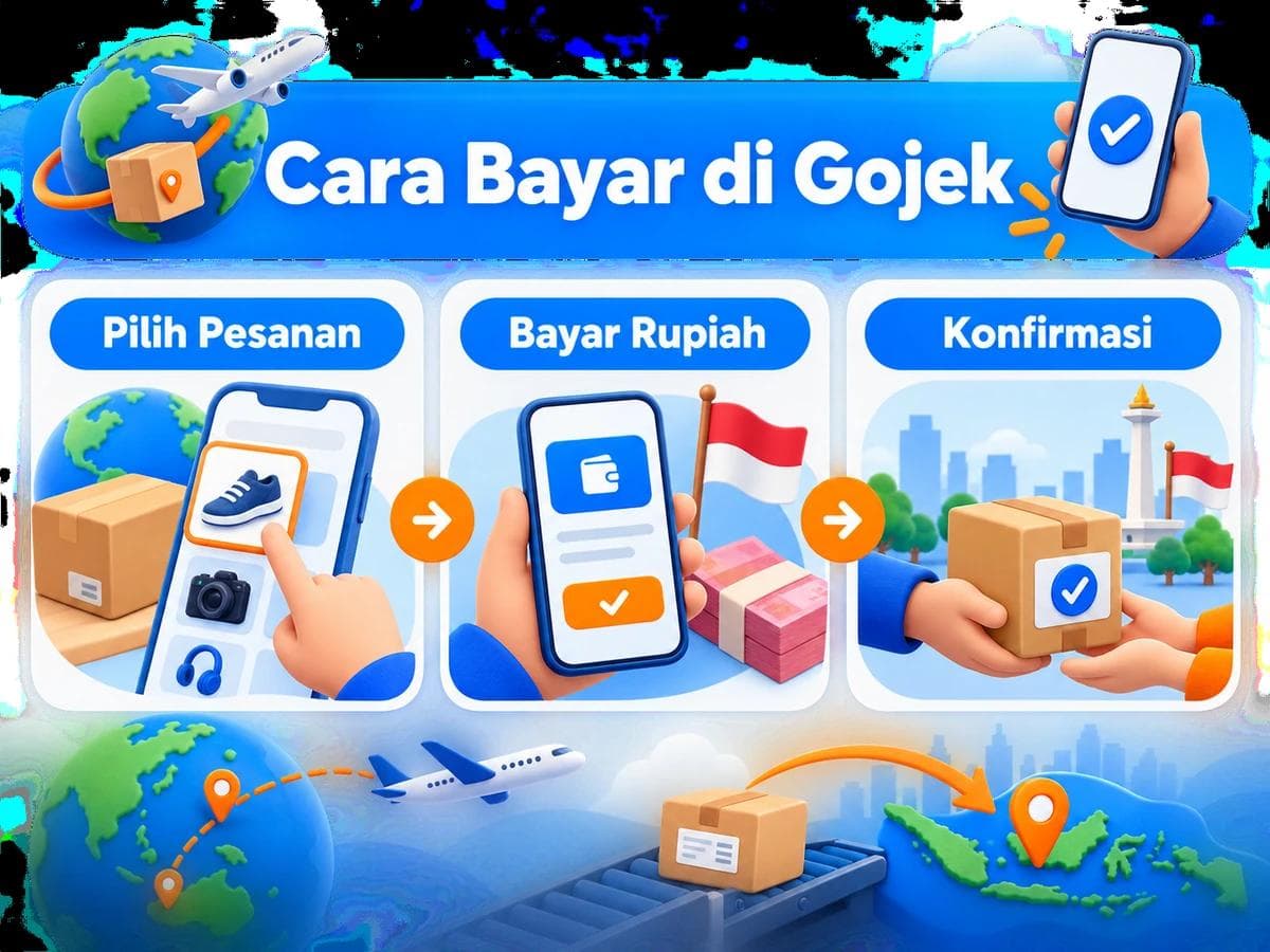 Cara Belanja dan Bayar di Gojek dari Indonesia