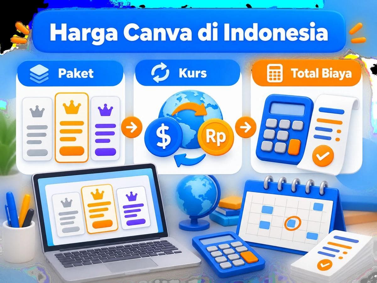 Harga Canva di Indonesia: Paket dan Total Rupiah