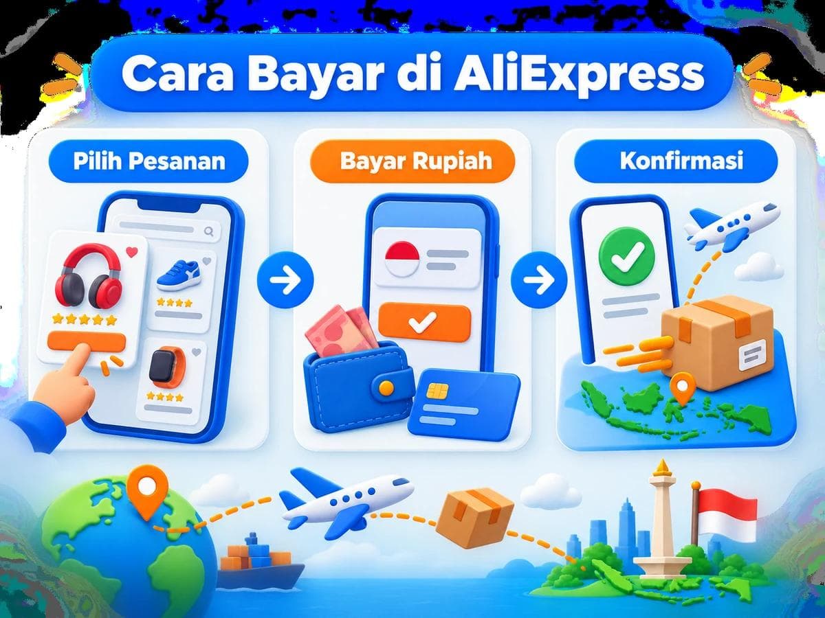 Cara Belanja dan Bayar di AliExpress dari Indonesia