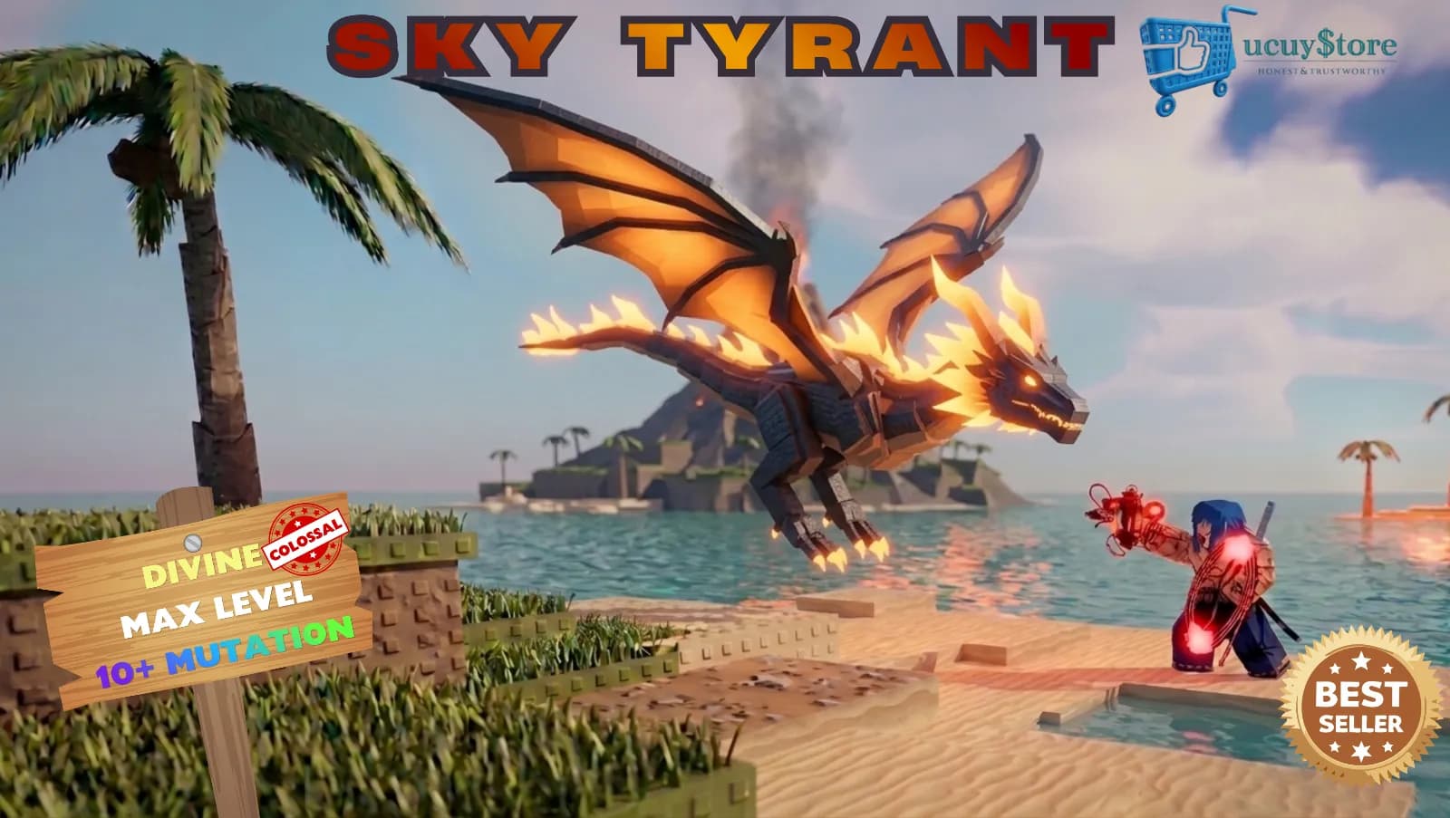 sky tirant colossal & 10+ mutasi & max level