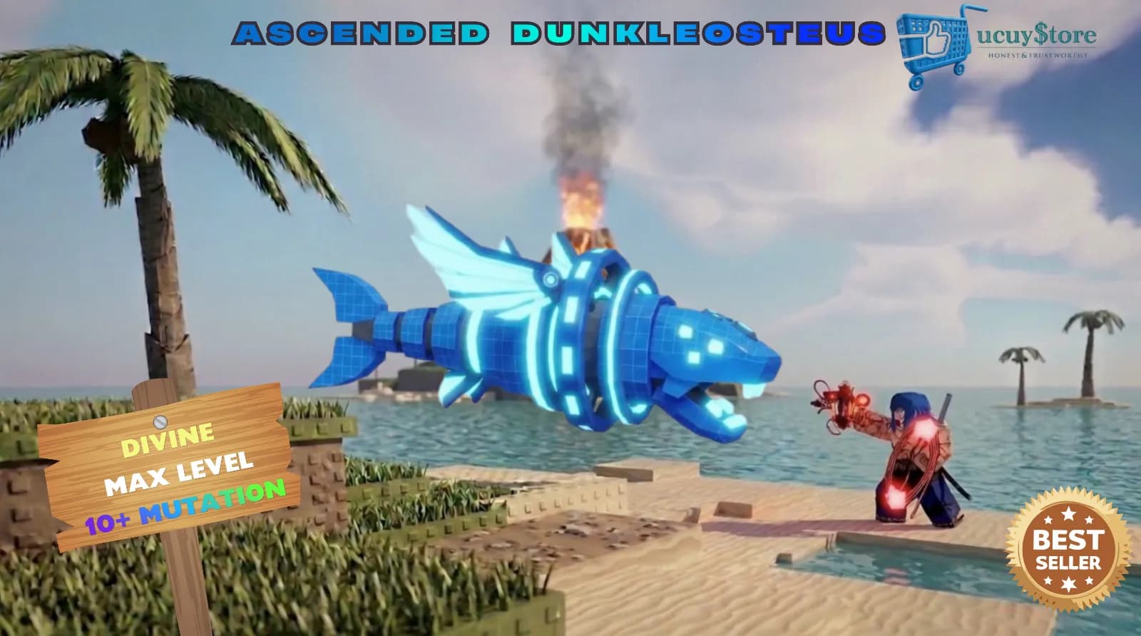 ascended dunkleosteous & 10+ full mutasi