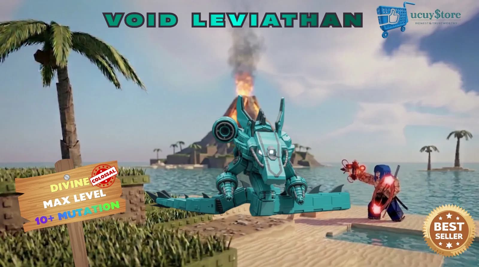 void leviathan colossal & 10+ mutasi & max level