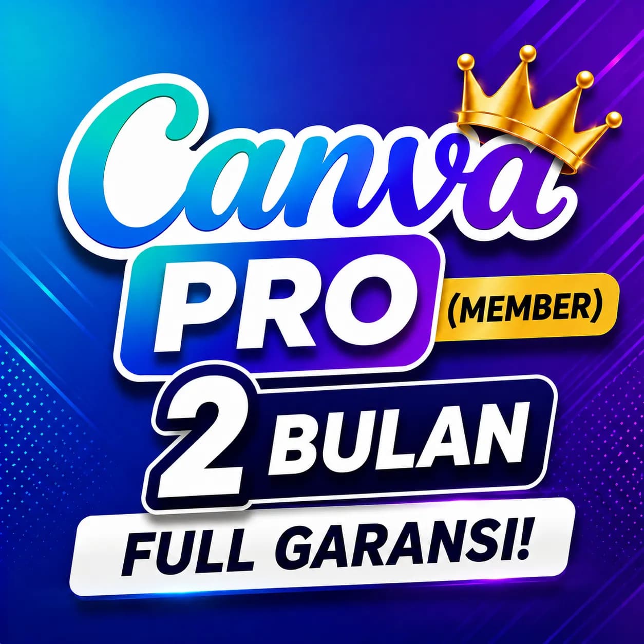Canva Pro (Member) 2 Bulan